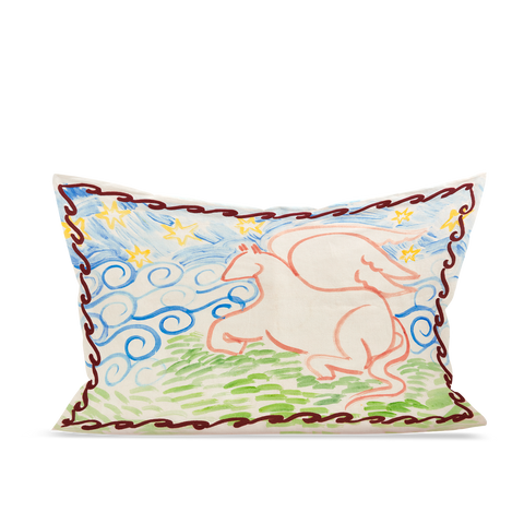 Maxi Cushion Cover - Jacques Merle x Bonsoirs - Pegasus