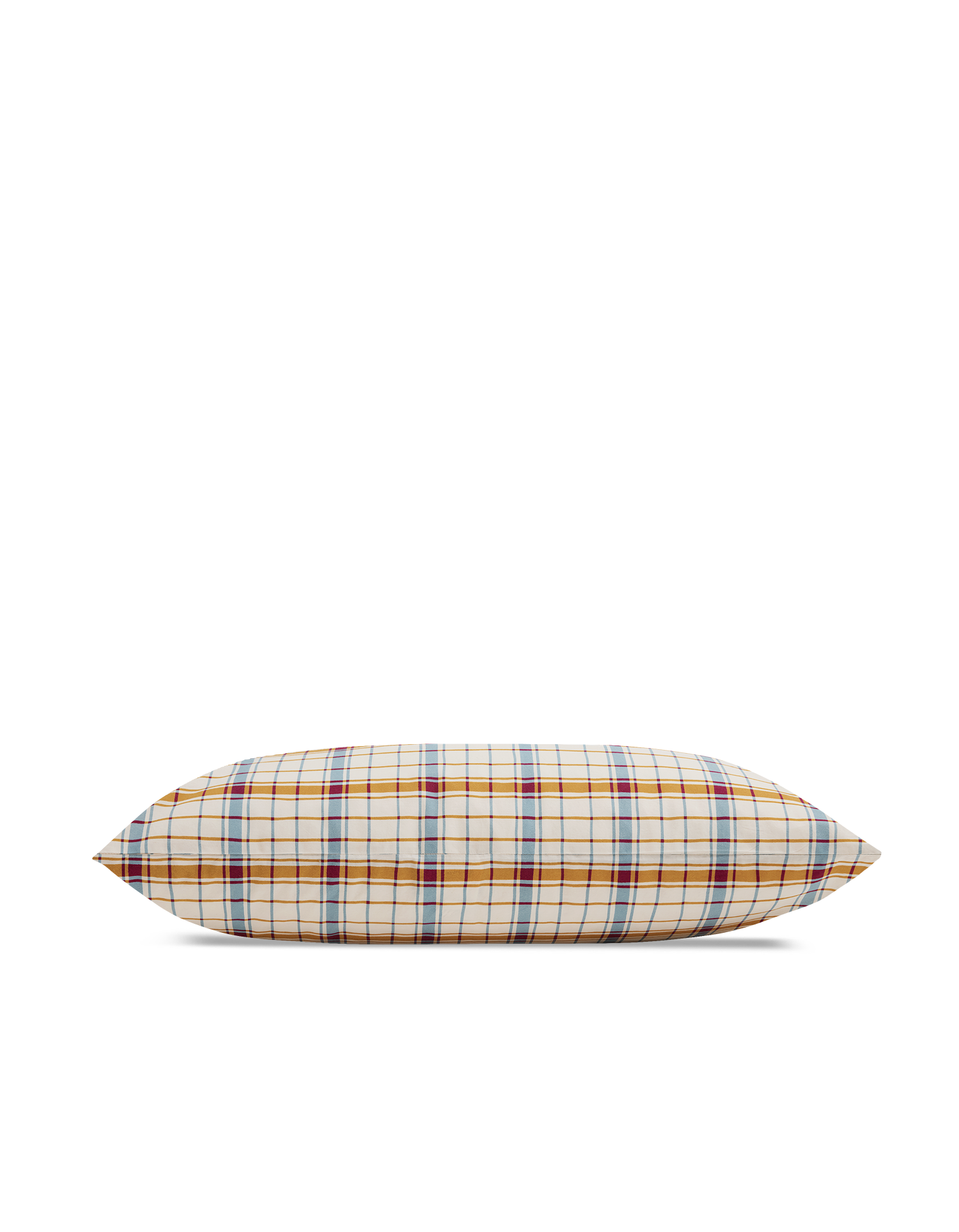 Taie d'oreiller Percale Lavée Enfant en Coton Biologique - Carreau Atlas