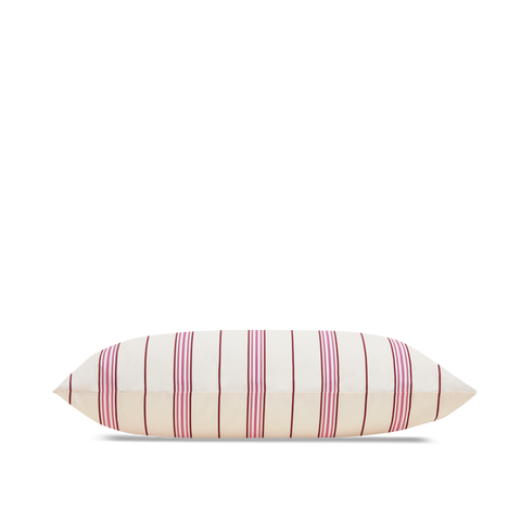 Gewaschener Perkal Kinder-Kissenbezug aus Bio-Baumwolle - Ribbon-Streifen