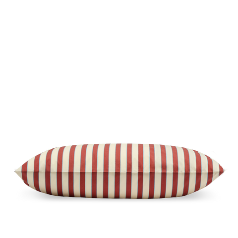 Federa in Percalle di Cotone per Bambini - Righe Club Rosse