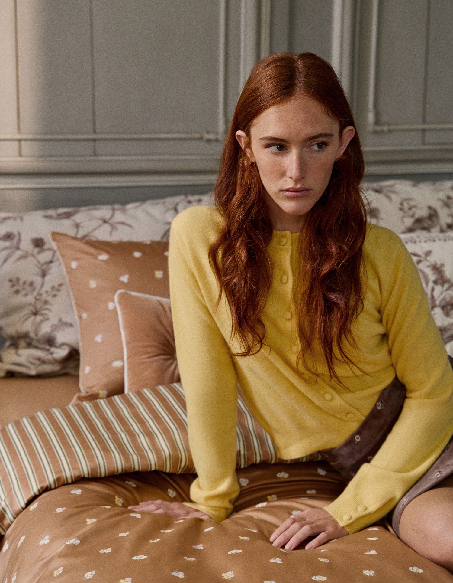 Copripiumino in Raso di Cotone a 200 fili - Giardino Reale