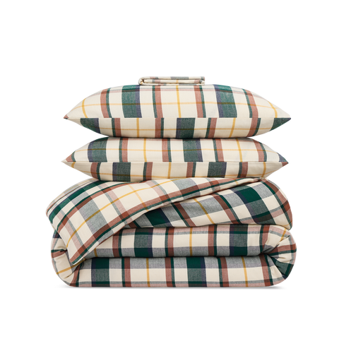 Flanell Bettwäsche-set - Schottischer Tartan