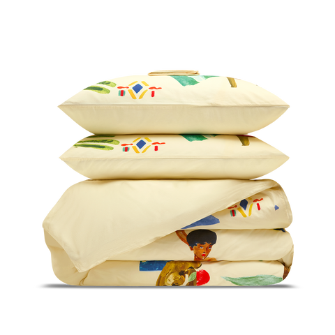 Parure Percale lavée - G.Kero x Bonsoirs - Hammam