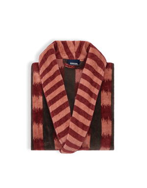Accappatoio in morbido velluto - Ikat