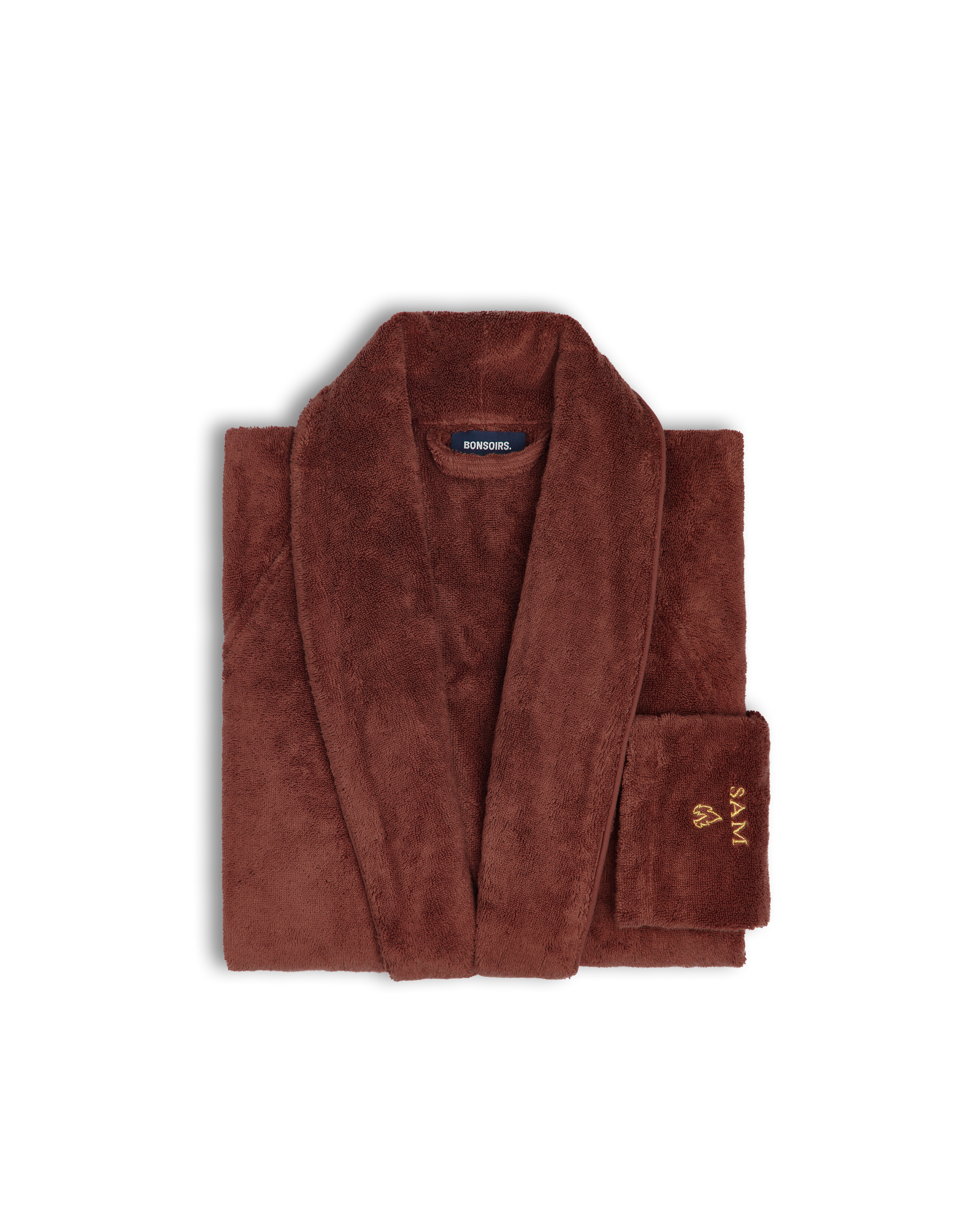 Plush Bathrobe - Terracotta