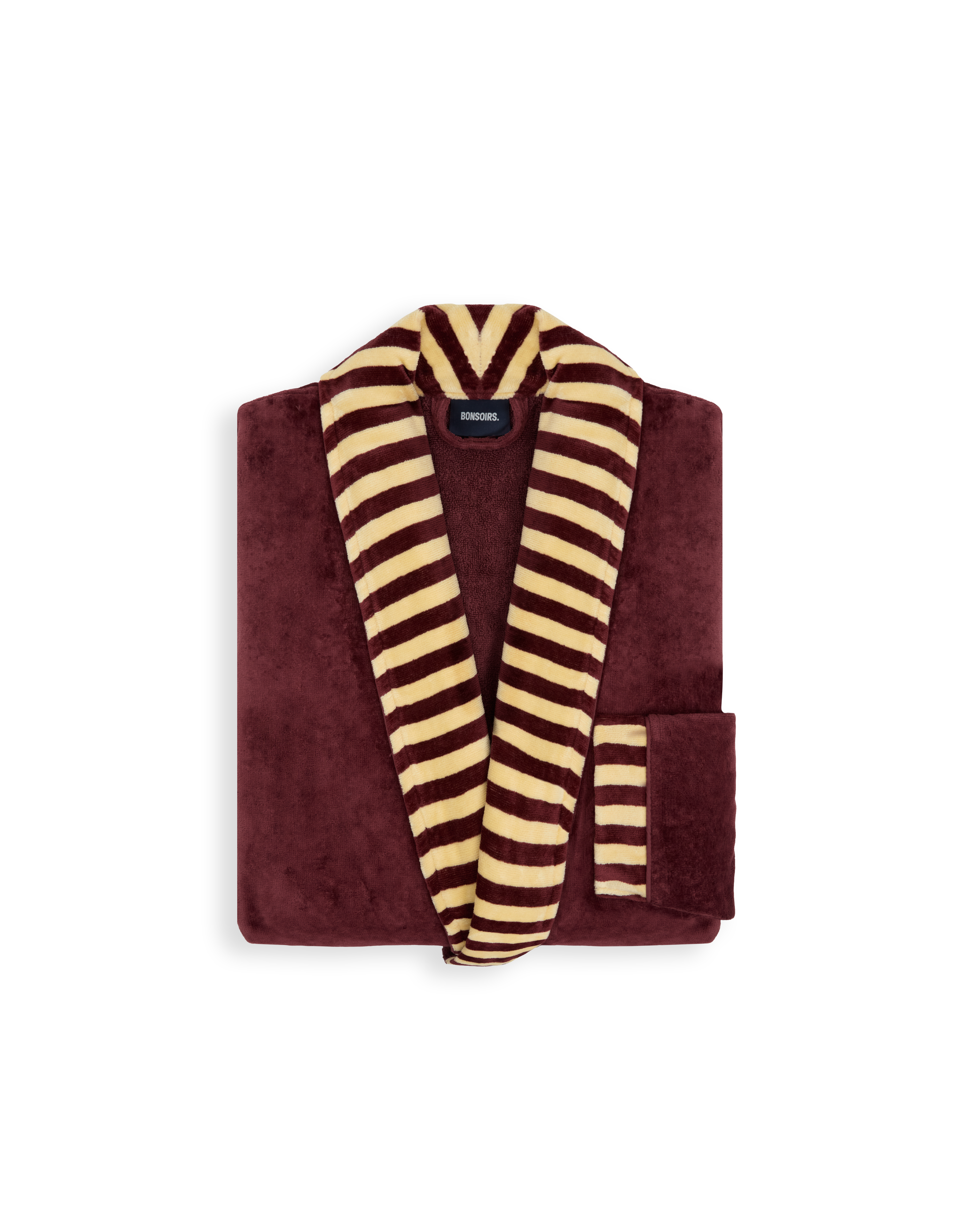 Peignoir moelleux velours - Andiamo Terracotta