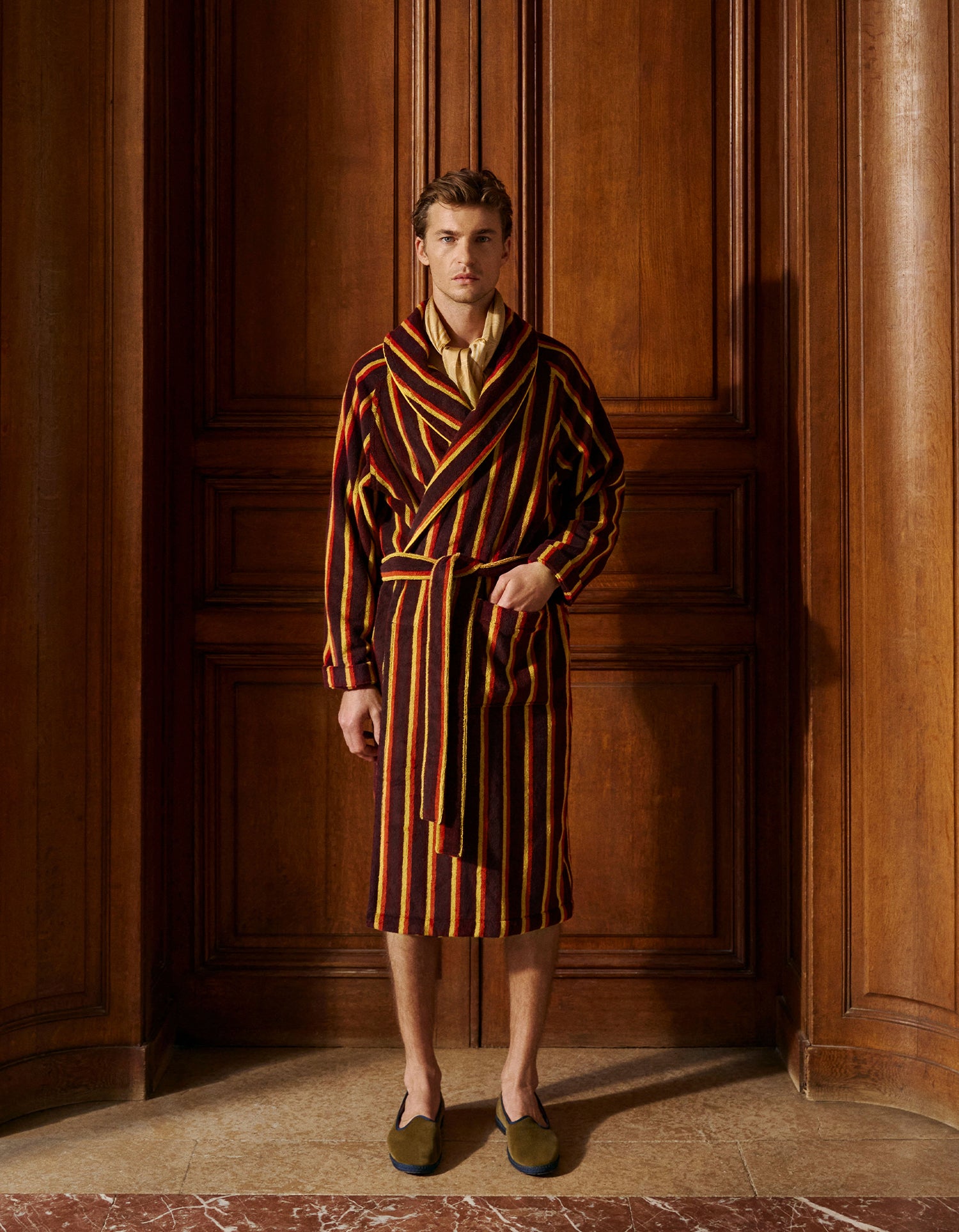 Peignoir moelleux - Bois Doré