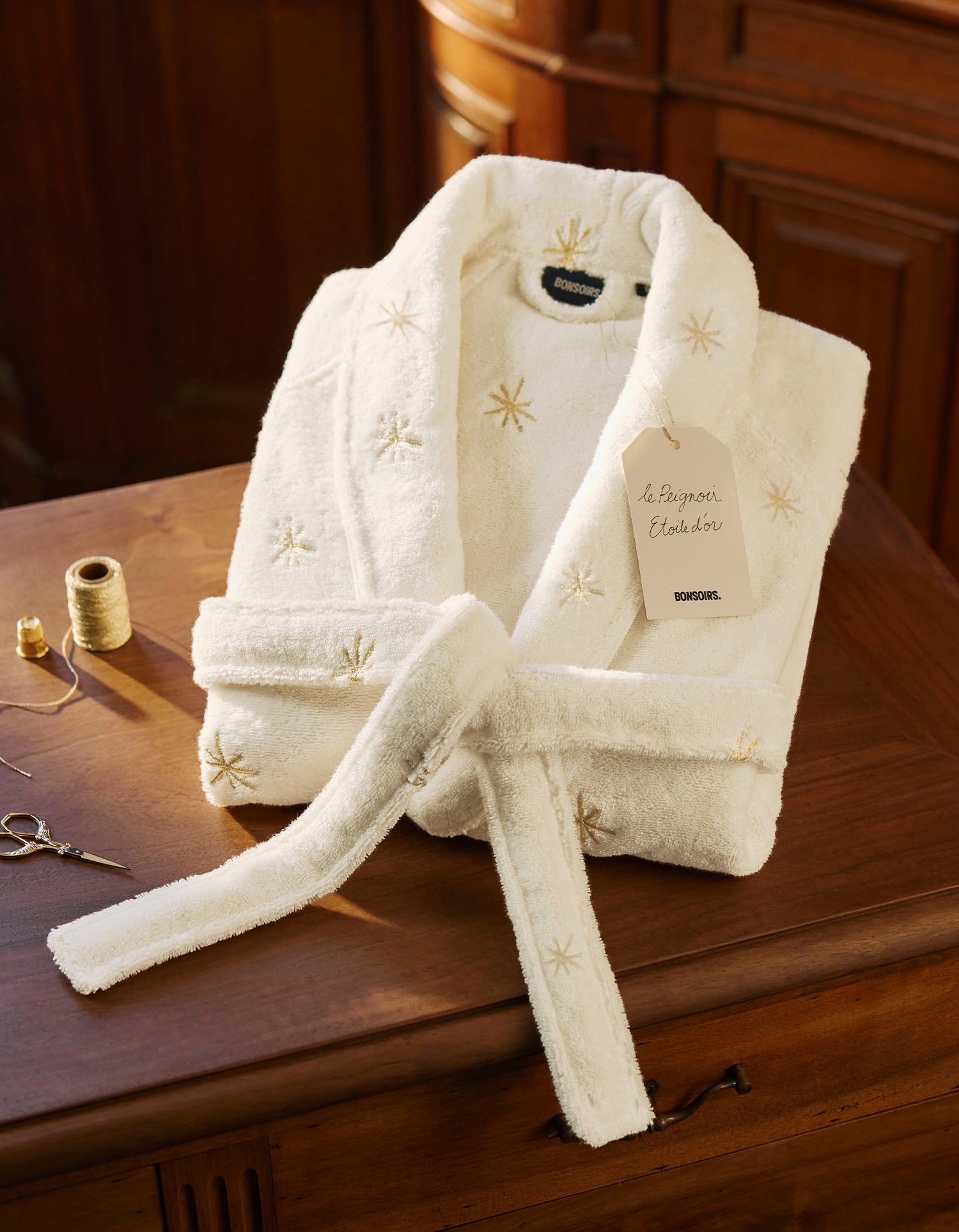 Peignoir moelleux - Étoile d’or
