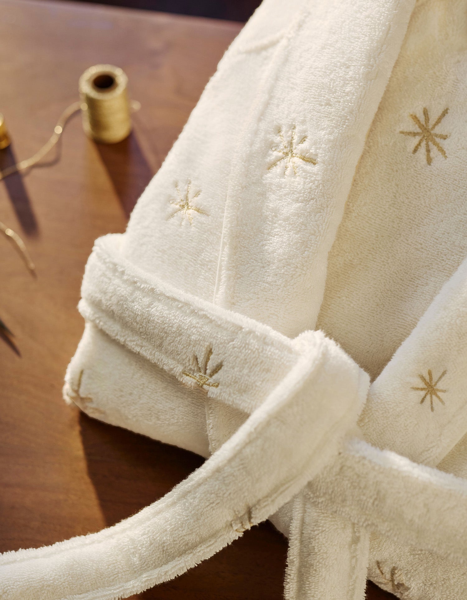 Peignoir moelleux - Étoile d’or