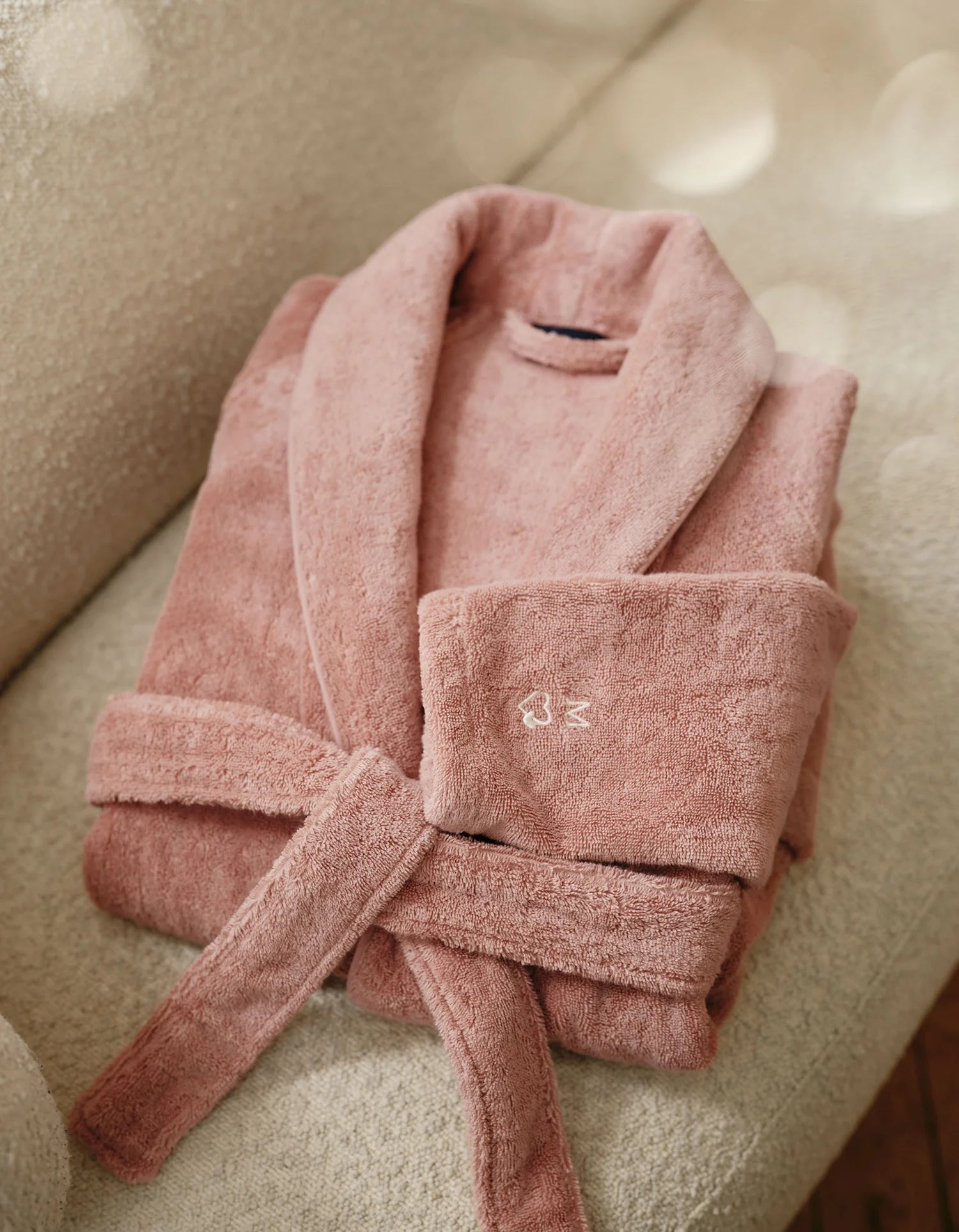 Peignoir moelleux - Vieux Rose