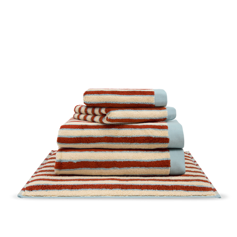 Badtextielset - Milano rood