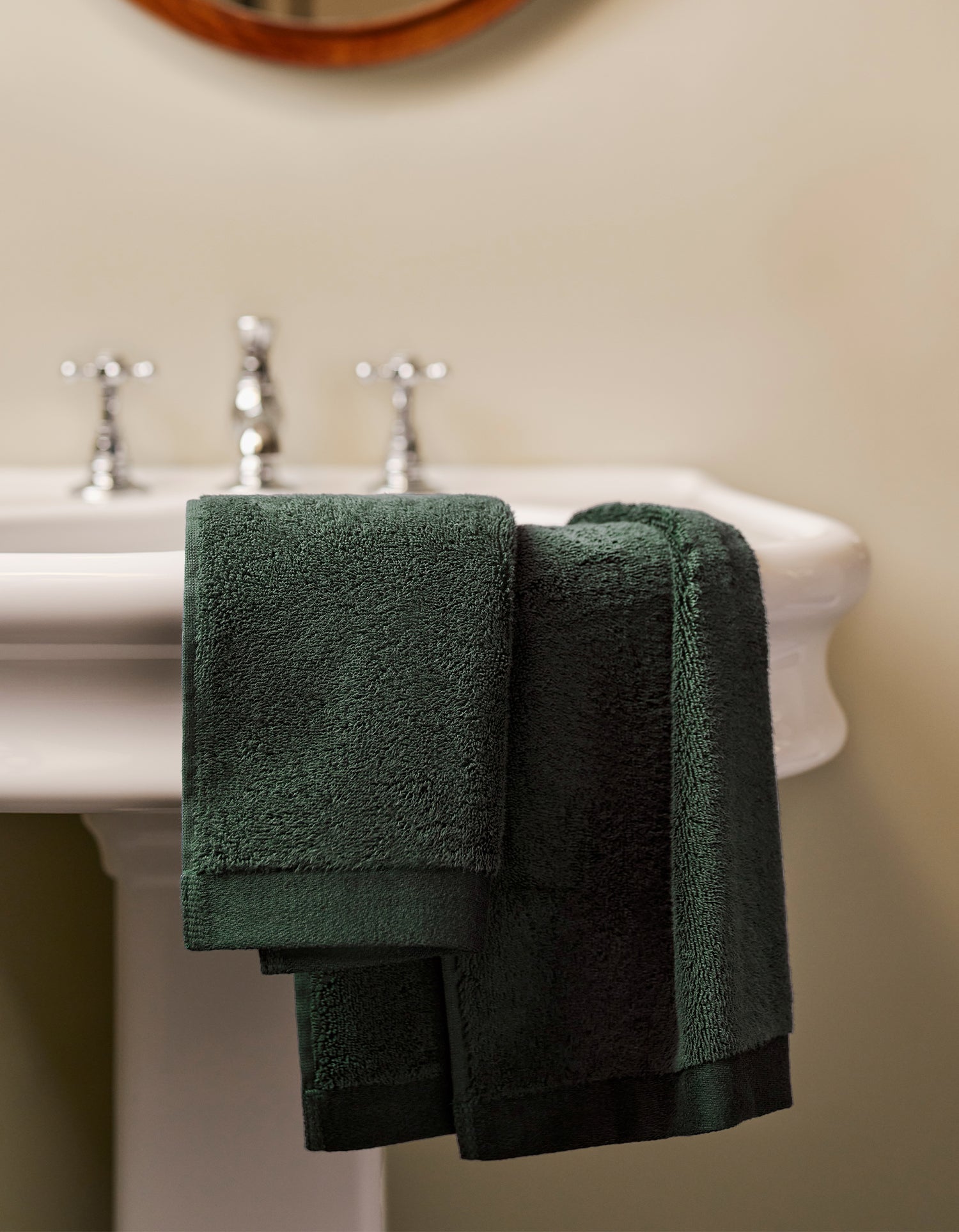 Morbido tappetino da bagno - Verde Foresta