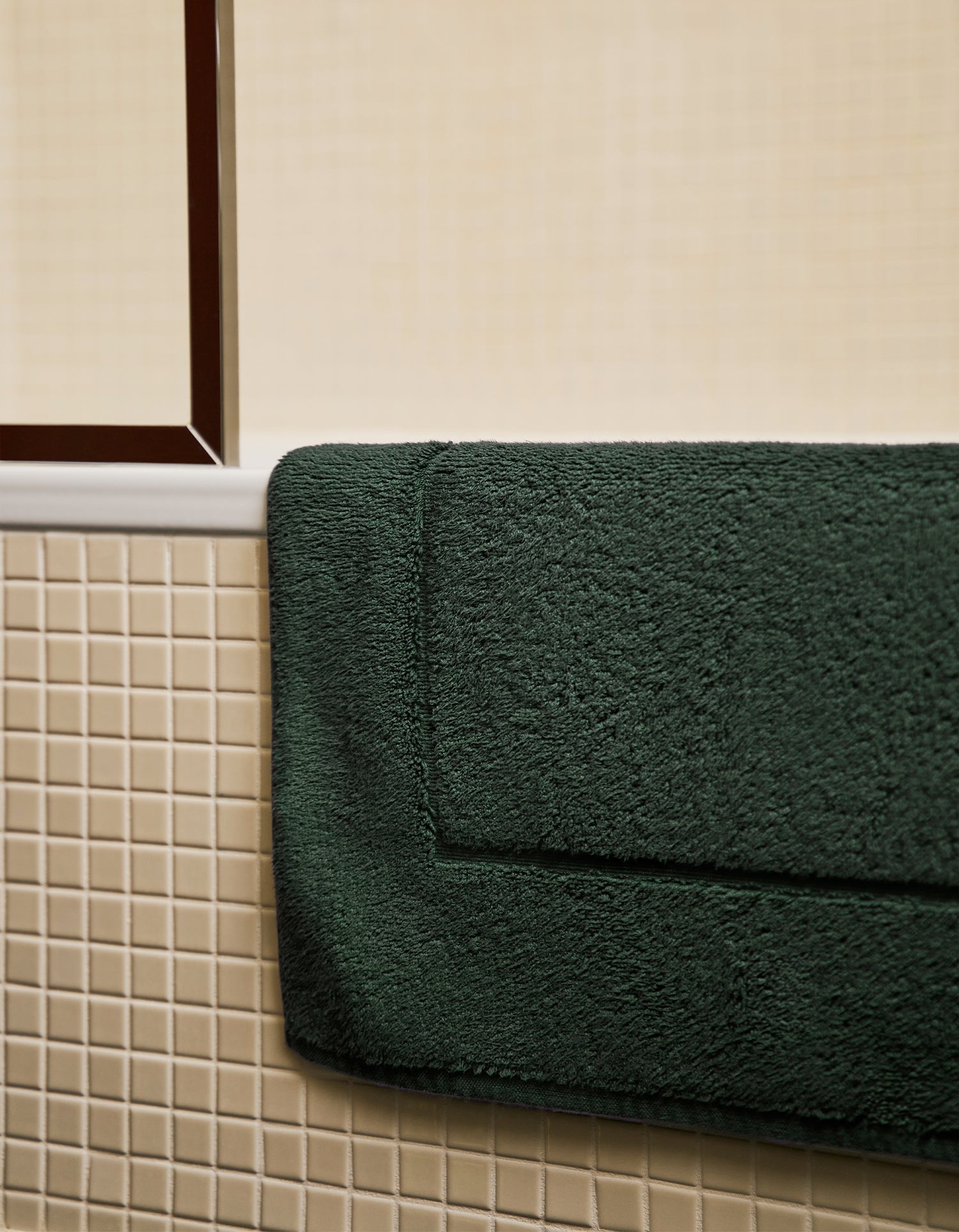 Morbido tappetino da bagno - Verde Foresta