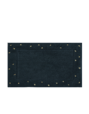 Plush bath mat