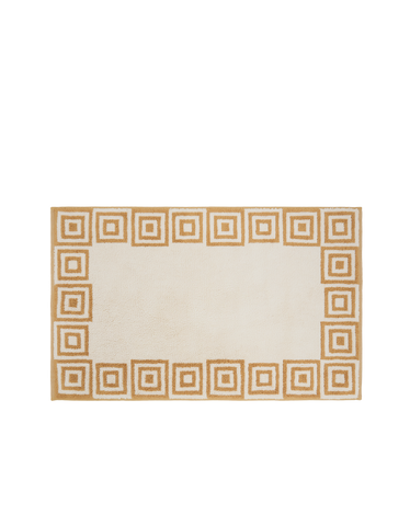 Tapis de bain moelleux - Tomette Naturel