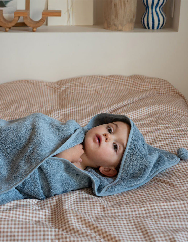 Cape de bain Bébé - Le Mini Bleu