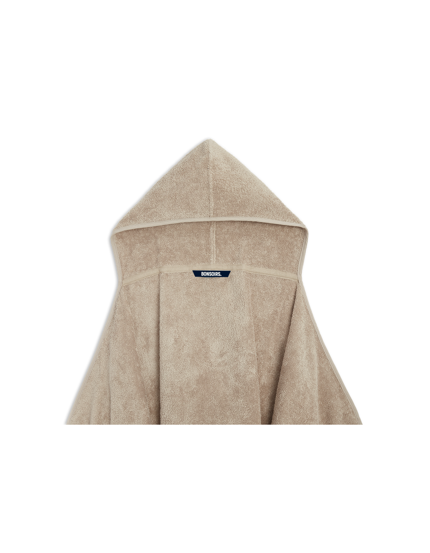 Cape de bain moelleuse Enfant - Le Petit Uni Beige