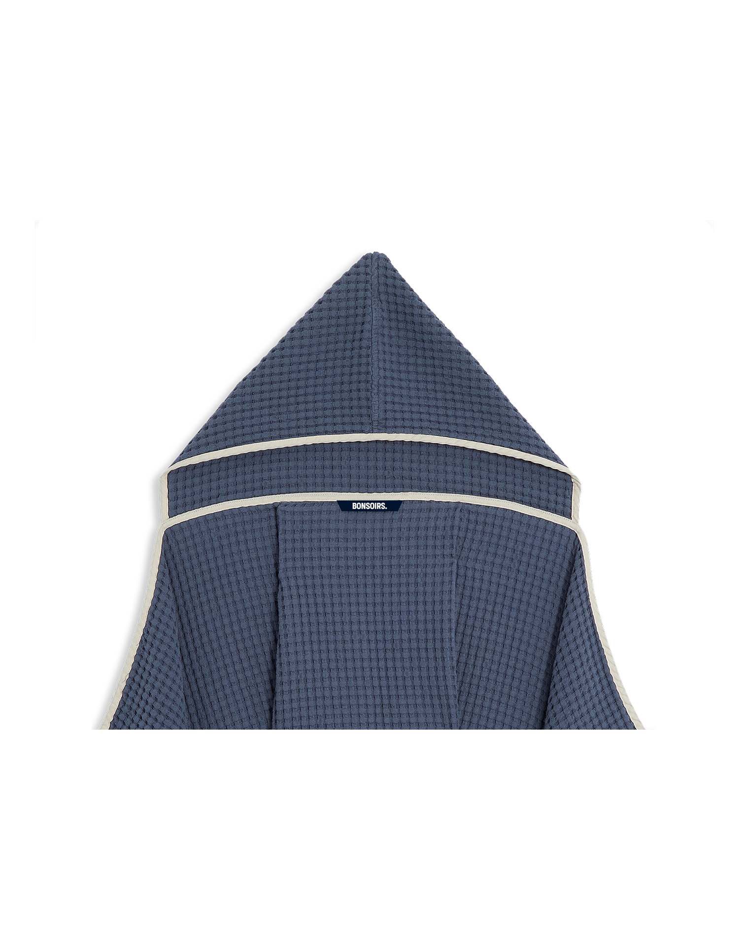 Kinderbadcape Honingraat - Blauw