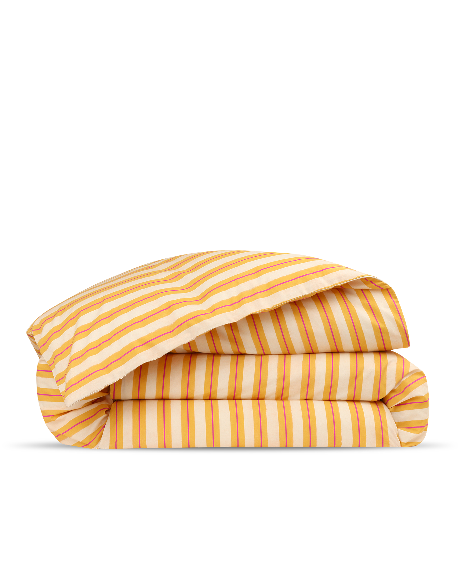 Housse de couette Percale lavée - Rayure Transat
