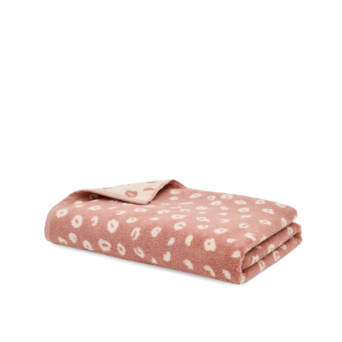 Drap de bain moelleux - Pink Léo