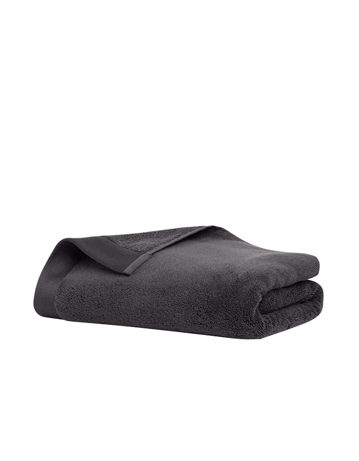 Serviette de bain moelleuse - Gris