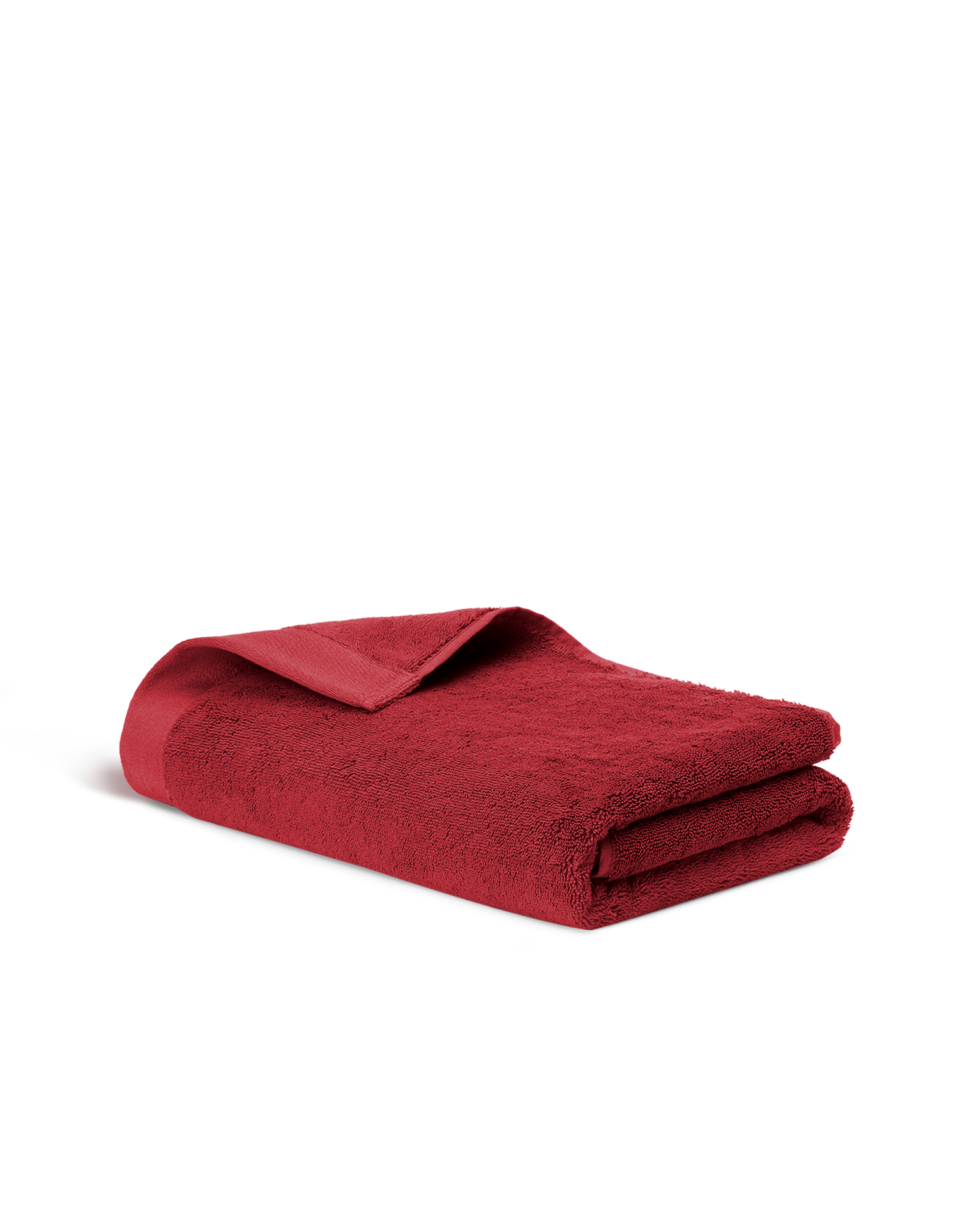 Serviette de toilette moelleuse - Rouge Vif