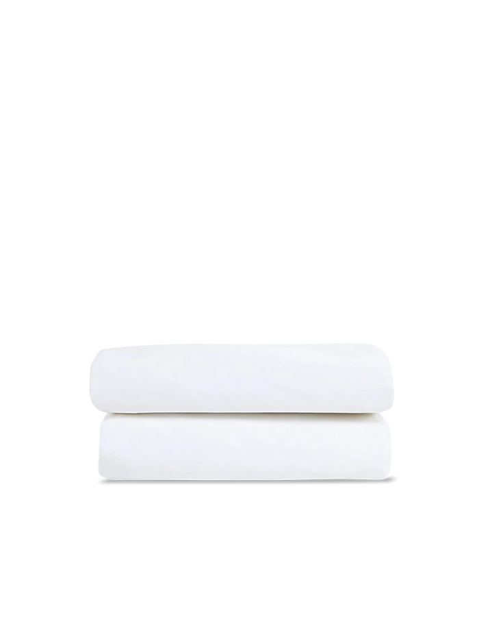 Drap housse Percale de coton 120 fils Maxi Bonnet - Juste Le Blanc