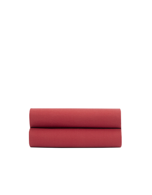 Washed percale flat sheet