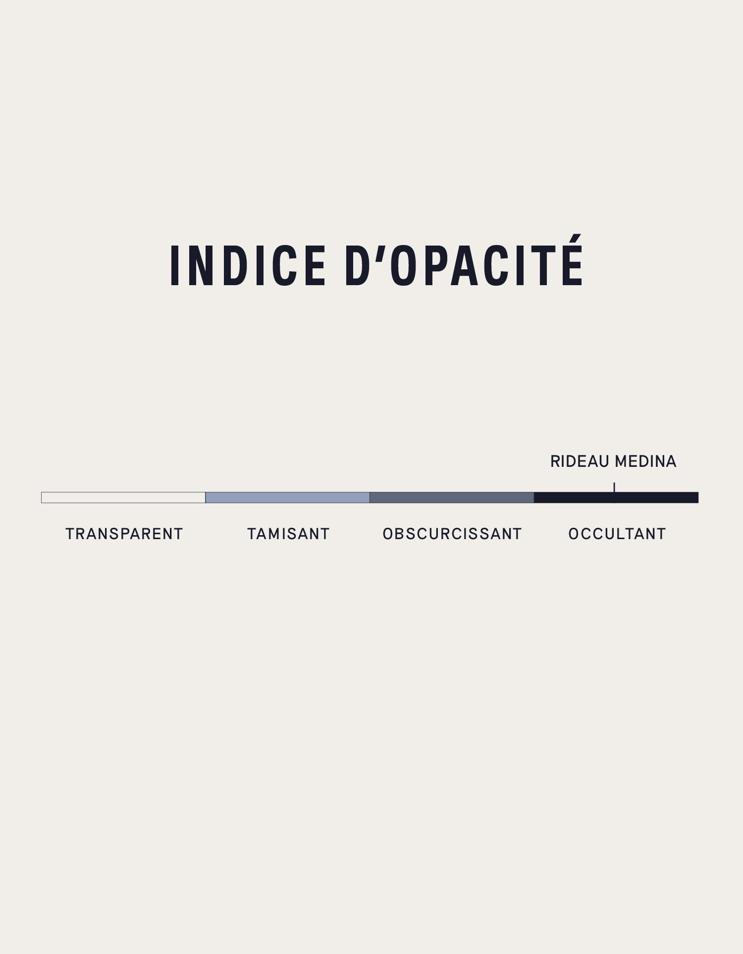 Rideau Médina - Occultant à oeillets bijou - Naturel