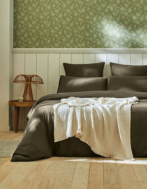 Double-layer cotton gauze duvet cover