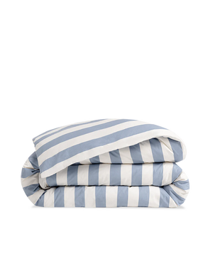 Housse de couette Percale de coton 120 fils - Club Bleu