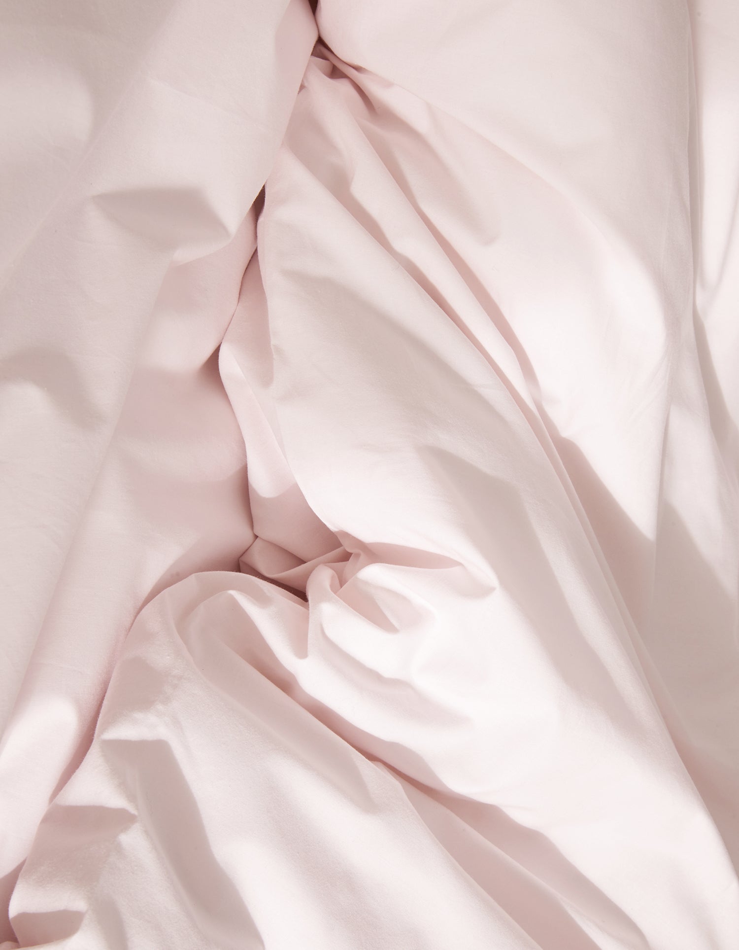 Housse de couette Percale de coton 120 fils - Juste Le Rose Poudré