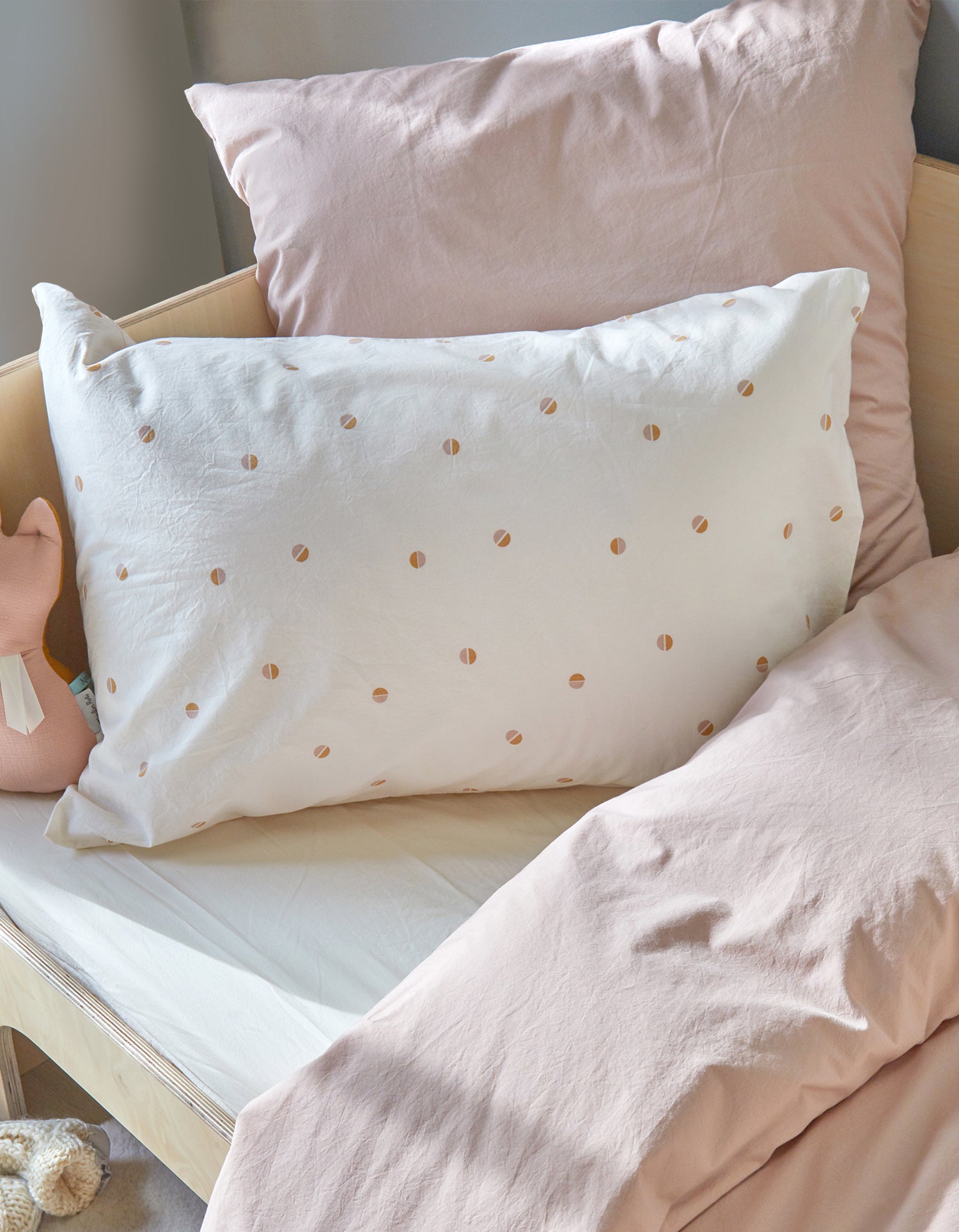  Dekbedovertrekken Gewassen Percale Baby & Kind - Klein Roze