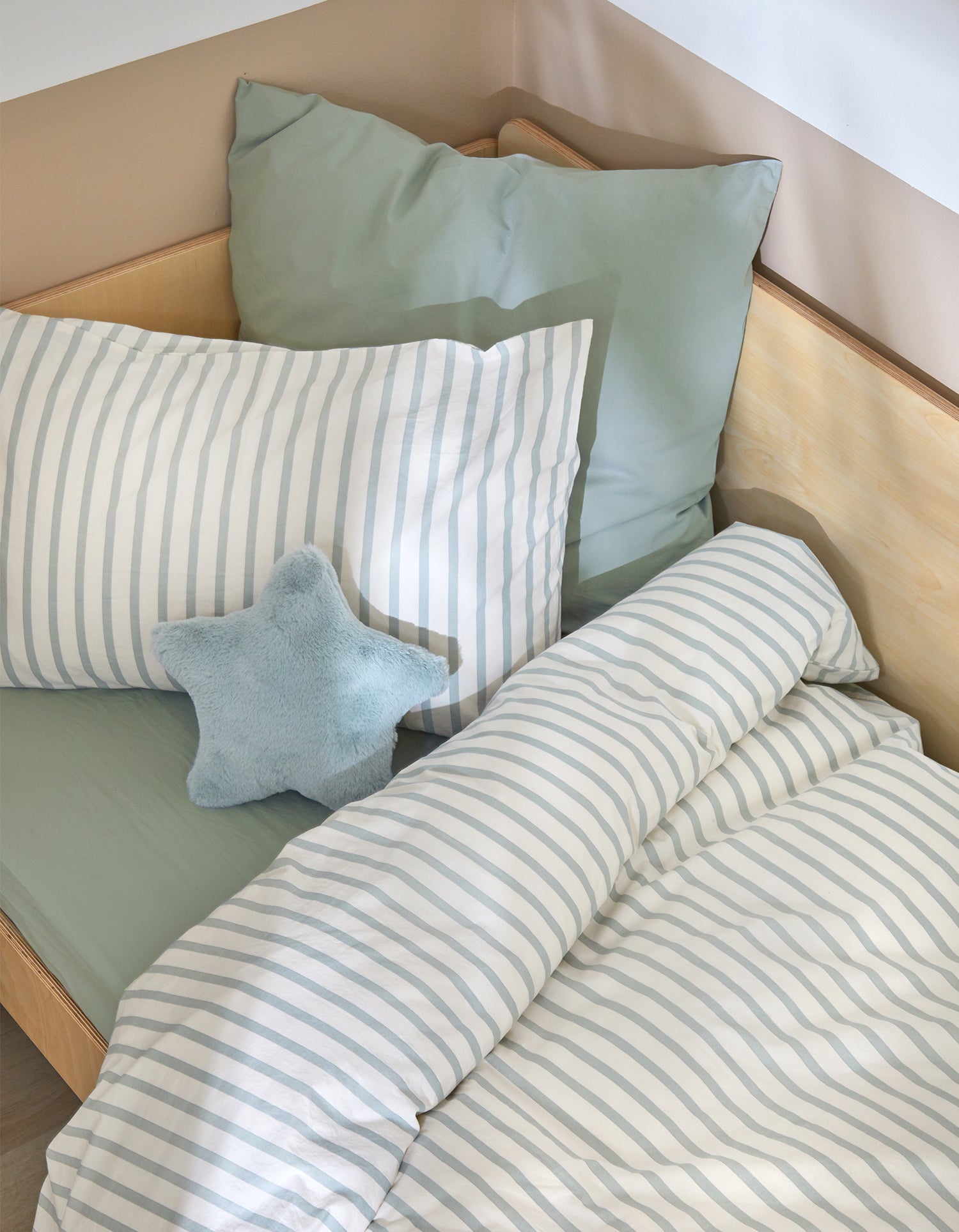  Dekbedovertrekken Gewassen Percale Baby & Kind - Klein Groen