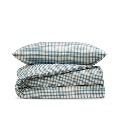 Baby &amp; Child Washed Percale Set - Le Petit Vichy - 140x200 + 65x65