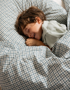 Baby& Kids Washed Percale Duvet Cover