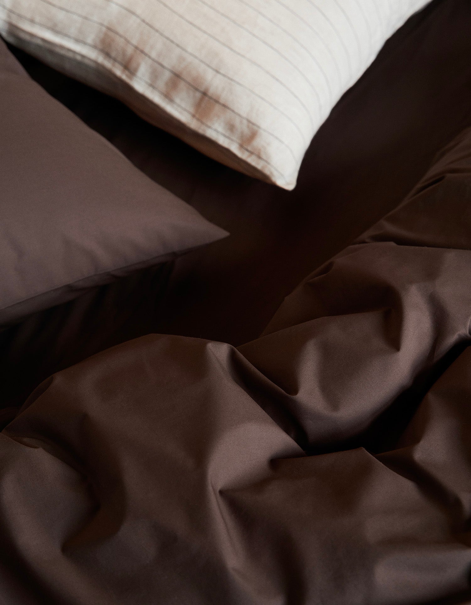  Hoeslaken Percale katoen 120 draden - Cacao