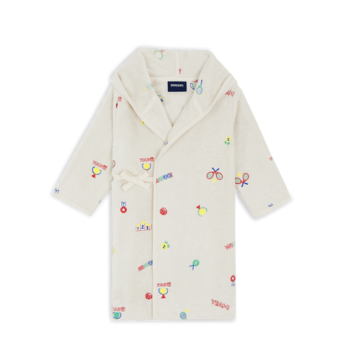 Kids' Plush Bathrobe - Little Athletes