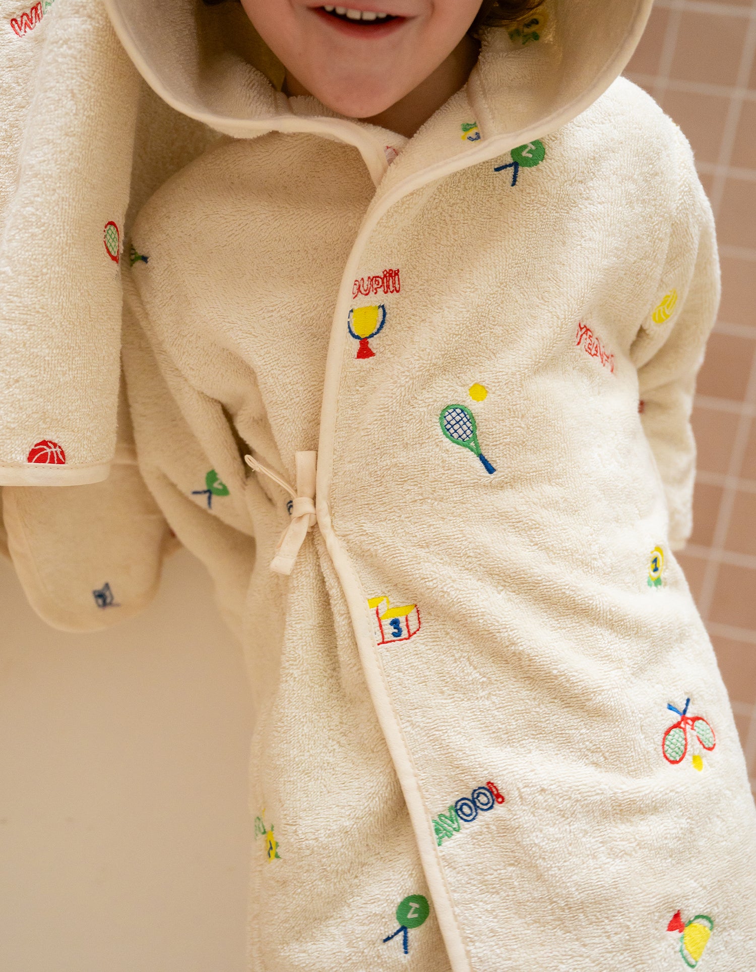Peignoir Enfant Moelleux - Les Mini Sportifs