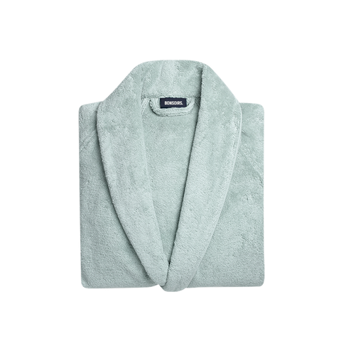 Peignoir moelleux - Vert Eau