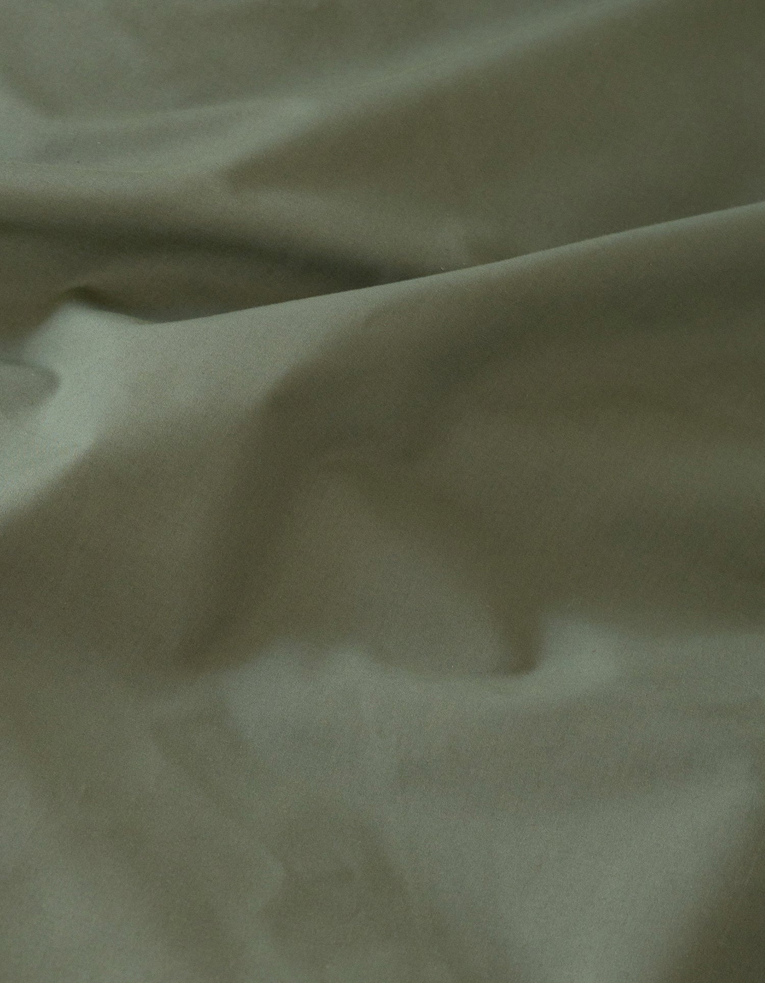 Drap housse Percale de coton 120 fils - Sauge