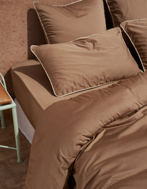 Washed satin duvet cover