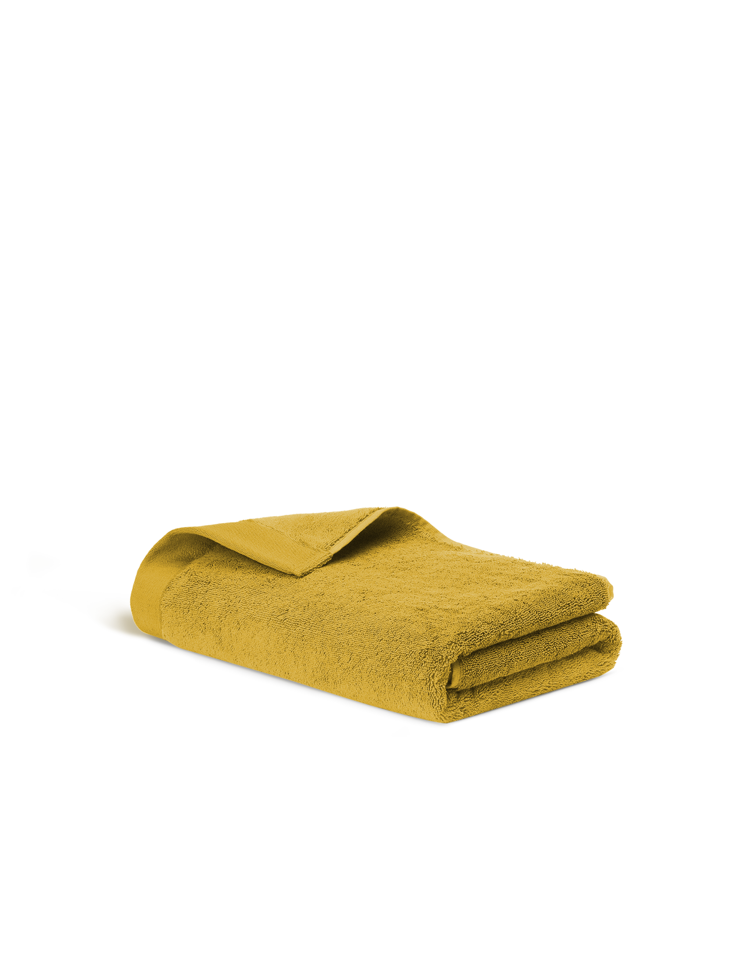 Serviette de toilette moelleuse - Jaune Olive