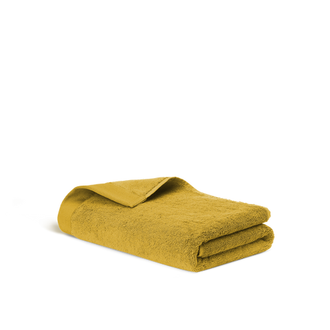 Serviette de toilette moelleuse - Jaune Olive