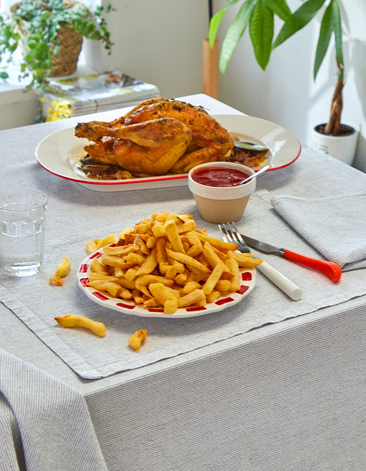 Nappe - Rayé Gris