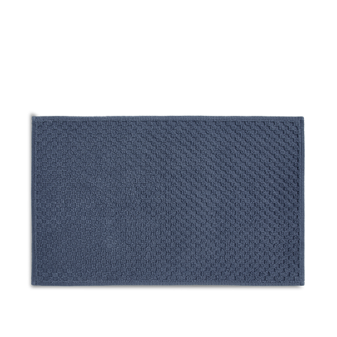 Badeteppich waffelpiqué - Blau