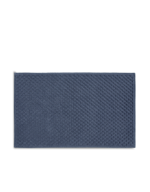 Tapis de bain Nid d'abeille - Bleu